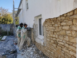 Entreprise pour ragréage des murs extérieurs  